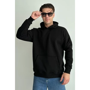 Erkek Kapüşonlu Oversize Sweatshirt