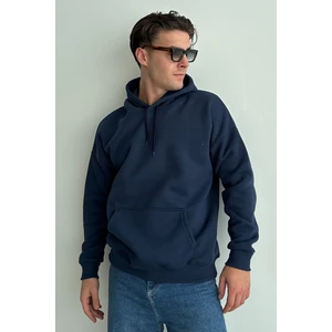 Erkek Kapüşonlu Oversize Sweatshirt