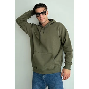 Erkek Kapüşonlu Oversize Sweatshirt