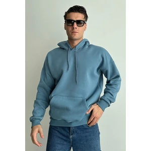 Erkek Kapüşonlu Oversize Sweatshirt