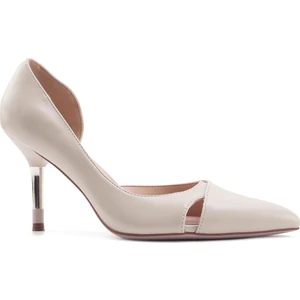 Nine West ALBA 4FX Krem Kadın Topuklu Ayakkabı