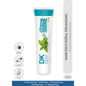 DKDENT Nane Özü Florürsüz Doğal Diş Macunu 75 ml