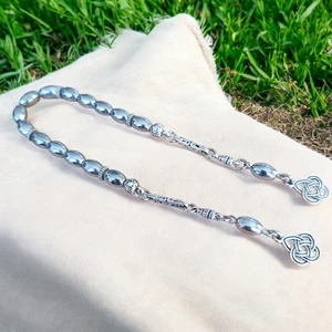 Mga Doğaltaş Zaza Tesbih Doğal Taş Zaza Tesbih Hematit Taşı Tesbih Arpa Tesbih