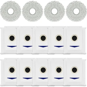Ecovacs Deebot Deebot T30 Omni / T30 Pro Omni Robot Süpürge Yedek Parçaları Için Mendil ve Toz Torbası (Yurt Dışından)