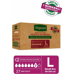 Emici Külot Büyük Boy Kadın 9 Lu x 3 Adet