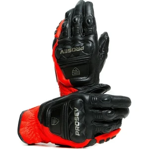 GL60 Carbon Titantum Deri Eldiven Kırmızı