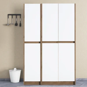 Ultra Çok Amaçlı 6 Kapaklı Mutfak Dolabı, Ayakkabılık, Banyo Dolabı, Kiler Dolabı Patentli