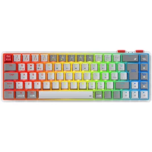 Yoru Mini Pro Gri/beyaz Wifi+Bluetooth Klavye Red Swich Q Mekanik Klavye Gaming Oyuncu Klavye