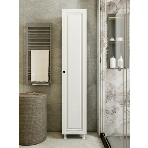 Çok Amaçlı Dolap Parlak Beyaz Country Banyo Dolabı