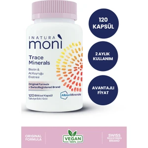 120 Vegan Kapsül Trace Minerals Biotin 5000, Krom, Çinko, Selenyum, At Kuyruğu Multivitamin