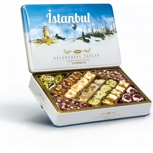Tuğba Kuruyemiş Geleneksel Tatlar Metal Kutu 540 gr (Istanbul)