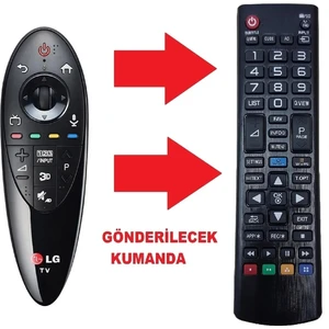 Ata Elektronik LG An Mr500 uyumlu Yedek tuşlu Kumandası