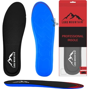 Lord Mountain Comfort Rahat Ortopedik Tabanlık,Yumuşak Tabanlık,Konfor Tabanı,Spor Tabanlığı,Erkek,Kadın,Siyah
