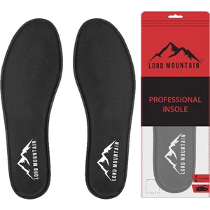 Lord Mountain Memory Foam Spor Ayakkabı Iç Tabanlık, Yumuşak Ortopedik Tabanı, Rahat Tabanlık Siyah