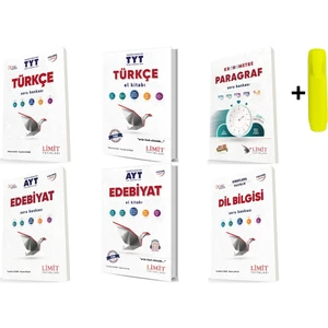 Limit Yayınları Tyt Türkçe Ayt Edebiyat Konu Soru Seti 6 Kitap