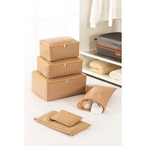 Rek Home 6'lı balıksırtı desenli valiz düzenleyici bavul ıçi organizer set seyehat hurcu
