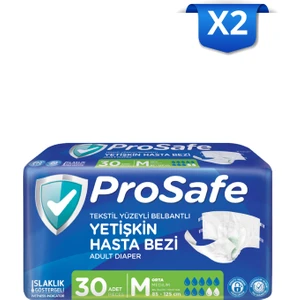 Belbantlı Yetişkin Hasta Bezi Orta (M) 30'lu X2