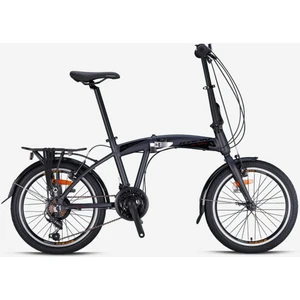 Fd 2000 Katlanır Bisiklet 20 Jant 21 Vites V Fren Mat Füme-Siyah/kırmızı