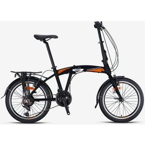 Fd 2000 Katlanır Bisiklet 20 Jant 21 Vites V Fren Siyah Gri Turuncu