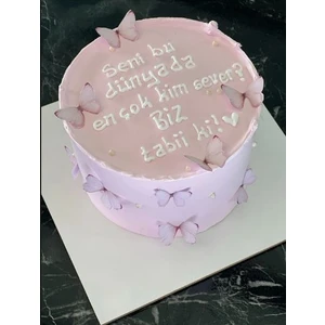 10 Adet 30X30 cm Mdf Beyaz Pasta Altlığı