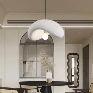 Voliny Büyük Beyaz Modern Sarkıt Oturma Odası Salon Sarkıt Avize