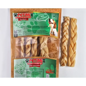 Örgü Dana Derisi 100g Çiğneme Kemikleri Köpek Ödülü