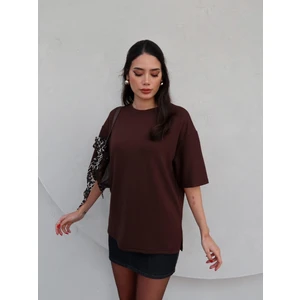 Esra Helvacı Bisiklet Yaka Modal T-Shirt