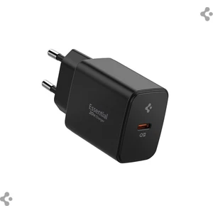 20W USB-C Mini Hızlı Şarj Aleti/Şarj Isısını Düşürür GaN Destekli Akım Korumalı Güç Adaptörü iPhone & Android & iPad Type-C EE201 Black - ACH09217