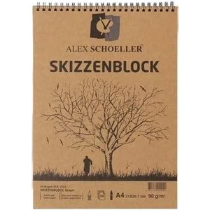 Alex Schoeller Kraft Spiralli Eskiz Blok 90gr A4 60 Yaprak