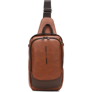 Newish Polo Erkek Taba Uzi Çapraz El ve Omuz Çantası NEWPOLO306