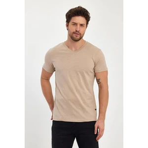 Cavla Collection Erkek Compact Penye V Yaka T-Shırt