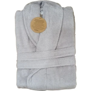 şal yaka tek bornoz l beden  pamuk