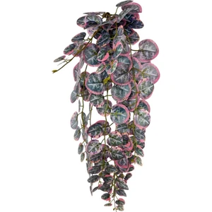 Yapay Çiçek Sarkan Lüx Okaliptus Pembe Rengi Yapay Sarmaşık 60 x 25 cm