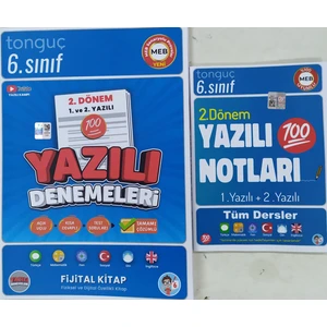6. Sınıf Yazılı Denemeleri 2. Dönem 1 ve 2. Yazılı+2. Dönem 1 ve 2. Yazılı Notları