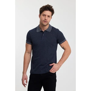 Cavla Collection Erkek Desenli Polo Yaka T-Shırt