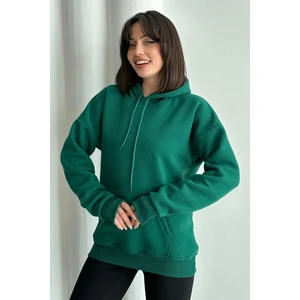 Kadın Kapüşonlu Oversize Sweatshirt
