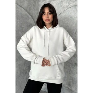 Kadın Kapüşonlu Oversize Sweatshirt