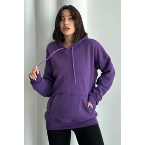 Kadın Kapüşonlu Oversize Sweatshirt