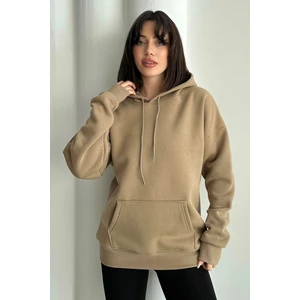 Kadın Kapüşonlu Oversize Sweatshirt