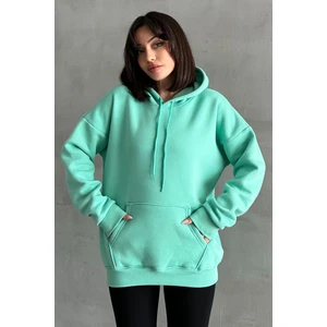 Kadın Kapüşonlu Oversize Sweatshirt