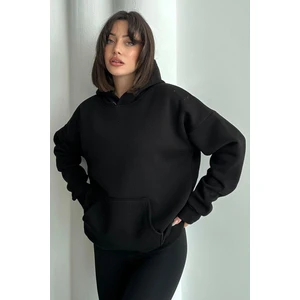 Kadın Kapüşonlu Oversize Sweatshirt