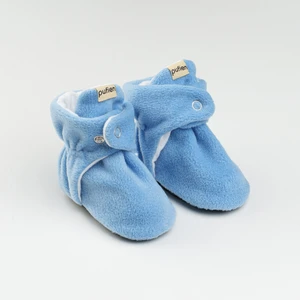 Mavi, Organik Pamuk Astarlı, Bebek Pandufu, Kaydırmaz Tabanlı Ilk Adım Ev Patiği