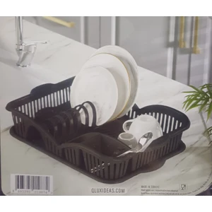 Tezgah Üstü Siyah  Plastik Bulaşıklık Kaşıklık