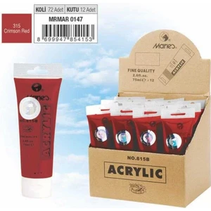 Akrilik Boya 75 ml Crimson Red 315