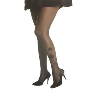 Vog Ince Desenli Külotlu Ester Siyah 2