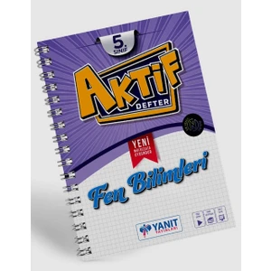 Yanıt Yayınları   (Sınıf: 5)  Fen Bilimleri Aktif Defter
