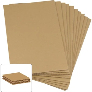 Packmai 50x70cm Oluklu Mukavva | 10ADET | 6mm Karton Levha (Proje-Puzzle-Tuval-Maket-Okul-Hobi-Çerçeve-Paketleme)