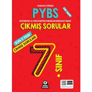 Örnek Akademi Yayınları   (Sınıf: 7)  Pybs Son 5 Yılın Çıkmış Soruları Tamamı Çözümlü