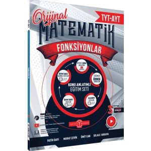 Orijinal Yayınları   Tyt Ayt Matematik Fonksiyonlar Konu Anlatımlı Eğitim Seti - Fatih Dayı