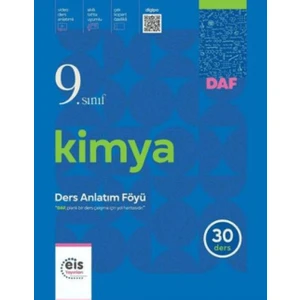 Eis Yayınları   (Sınıf: 9)  Daf Kimya